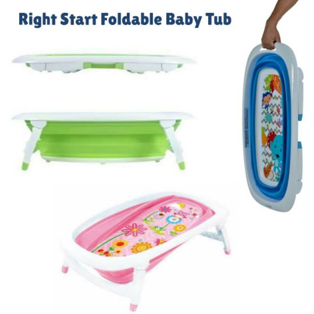 Right Start Foldabel folding Baby bathtub bath tub bak mandi lipat