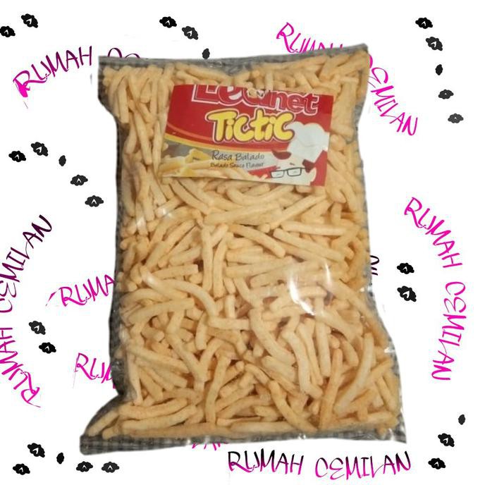 

Tictic Rasa Balado 150Gr / Snack Ori Kiloan Asli!