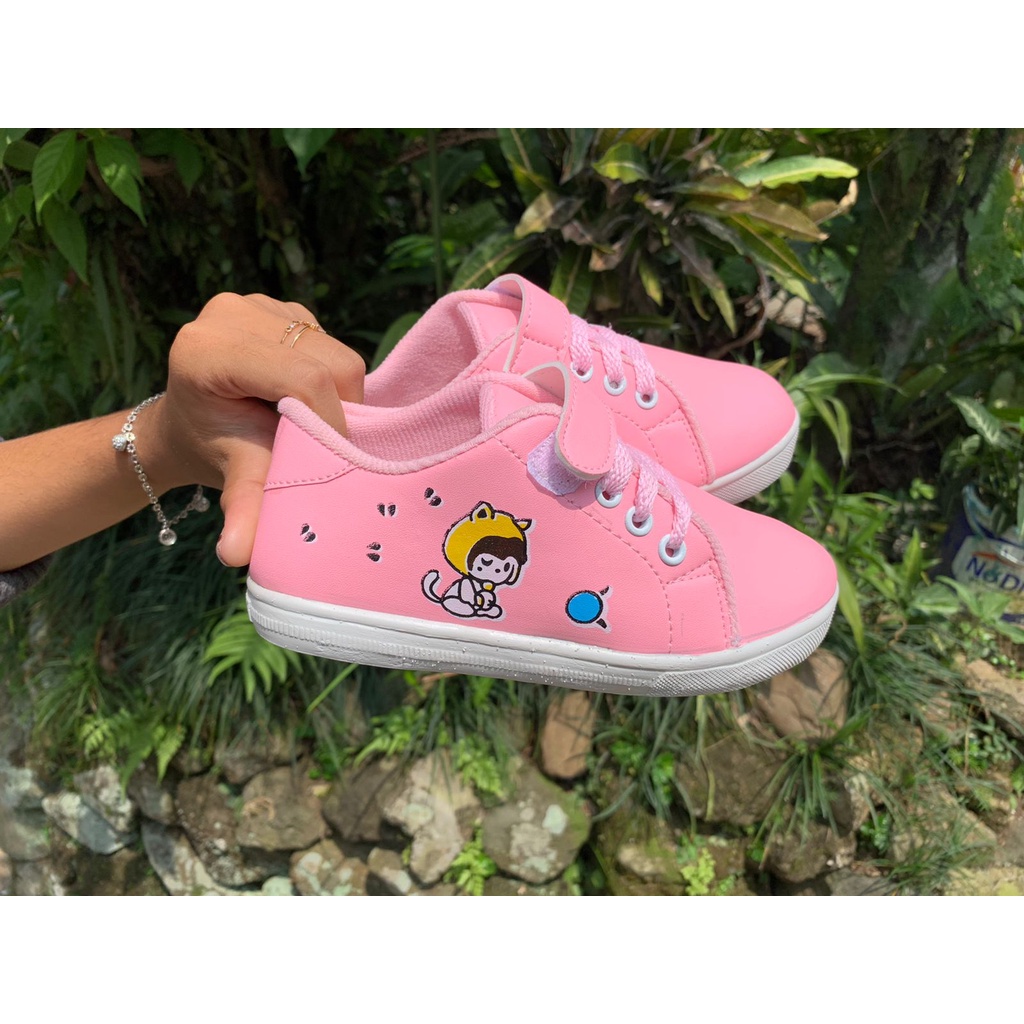 Sepatu Anak Sneakers SP Paper Kuning Ukuran 22-35