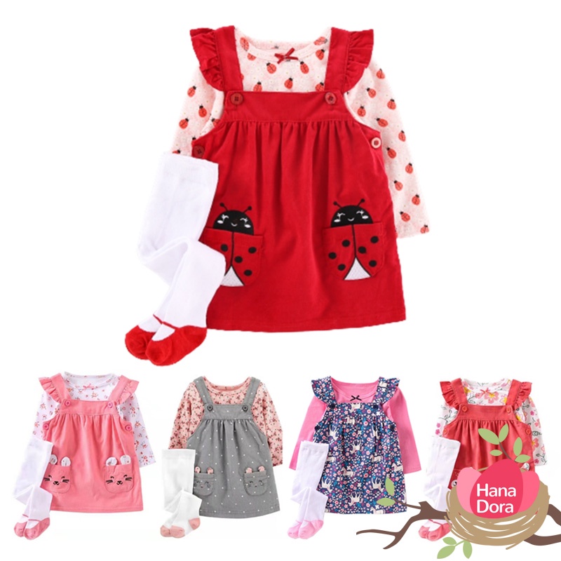 3-Piece Tee Dress Legging Set TDL