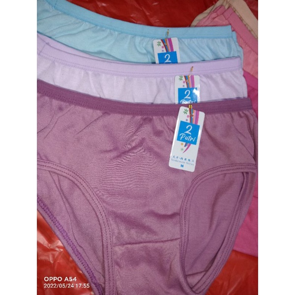 promo 12 pcs CD wanita murah 2 putri/Asyifa