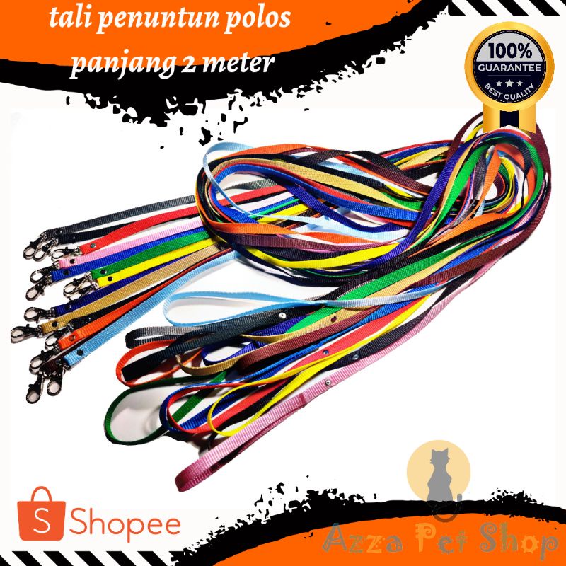 tali penuntun kucing / tali penuntun panjang 2 meter / tali penuntun polos