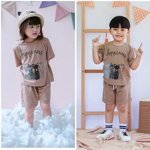 Jeco fashion Setelan anak Pines unisex