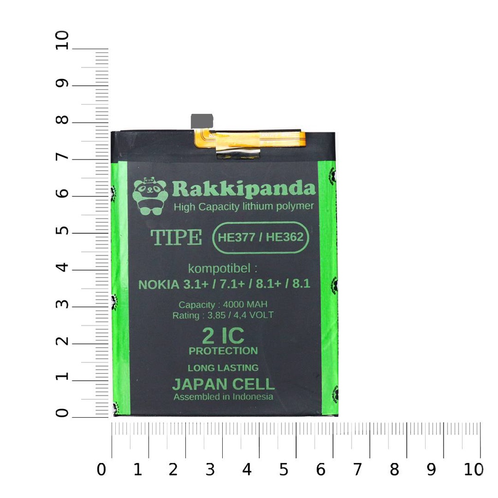 (R/K)- RakkiPanda - HE377 HE 377 / HE362 HE 362 Nokia 3.1 Plus / 7.1 Plus / 8.1 Plus / 8.1 Batre Batrai Baterai