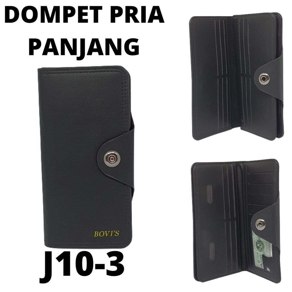 Dompet Pria Panjang Kancing Murah | Dompet Cowok Dompet Lipat | Dompet Laki Laki Panjang | (J10-3)