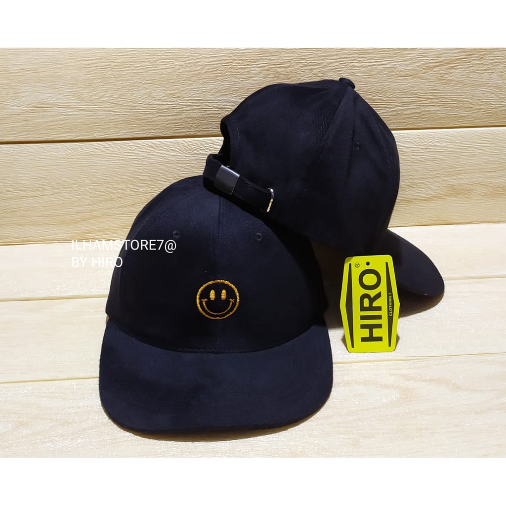 [COD]Topi Snapback Bordir SMILE New Model/Topi Original/Topi Keren Terlaris