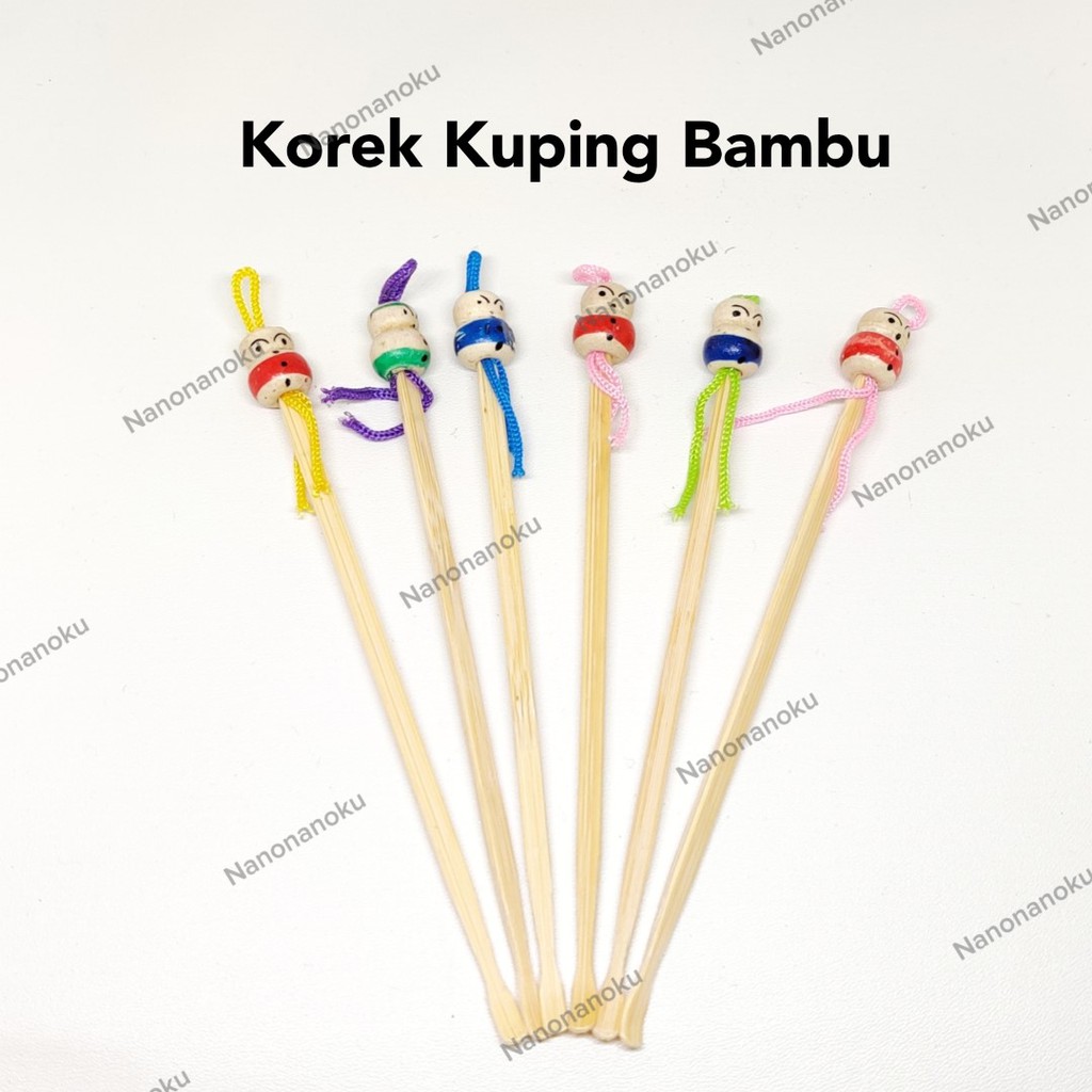 [2 buah] Korek Kuping / Telinga Bambu