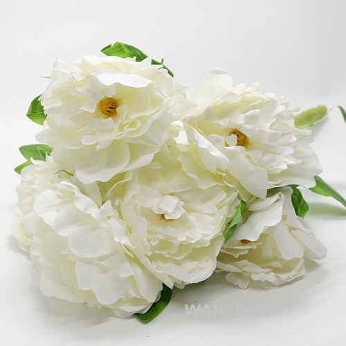 WANFlower Bunga Peony Belanda X7 * PUTIH