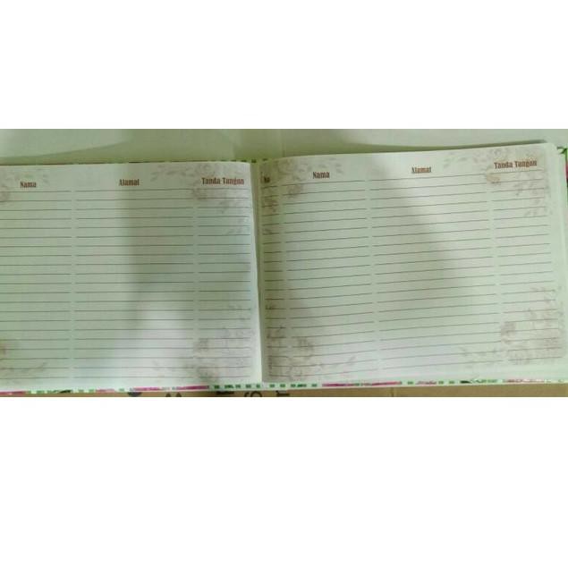 

D8E Souvenir Pernikahan Buku Tamu Biasa / Alat tulis DB Qhg