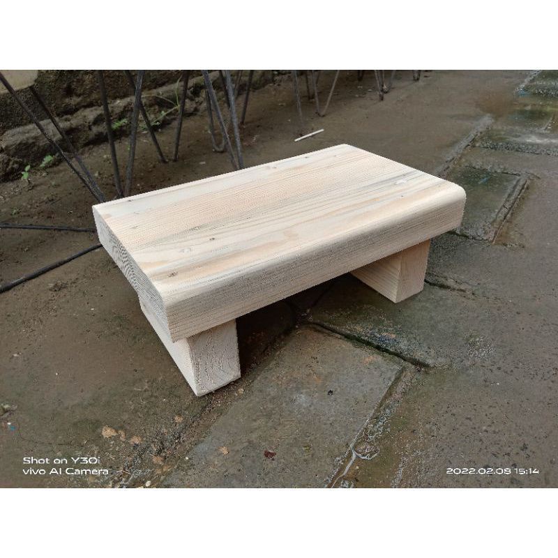 KURSI JONGKOK SERBA GUNA ALAS DUDUK DINGKLIK / DHINGKLIK KAYU JATI