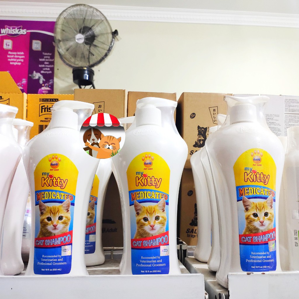 Cat Shampoo My Kitty Medicated 532ml - Shampo Kucing Gatal Gatal