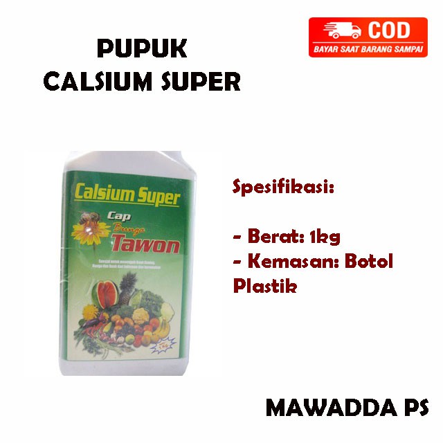 Pupuk Pertanian Calsium Super Cap Tawon