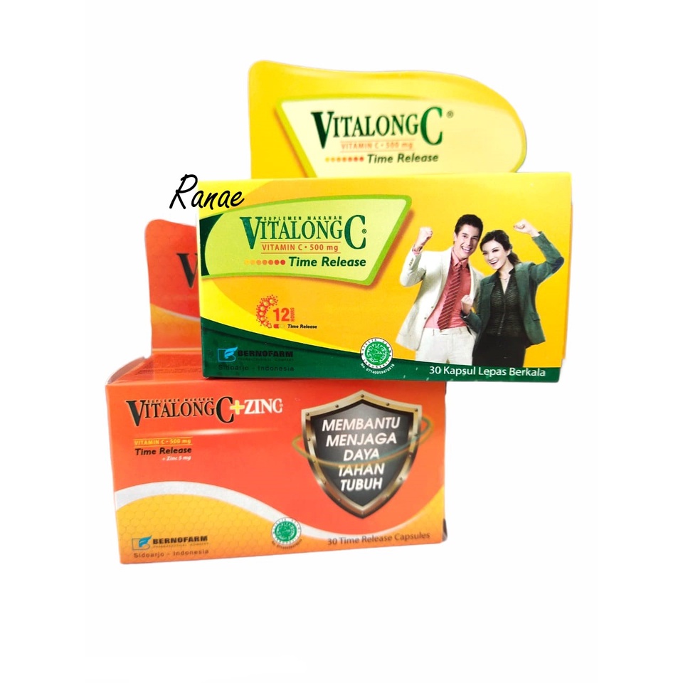 VITALONG C - Vitamin C 500 mg - Membantu Menjaga Daya Tahan Tubuh