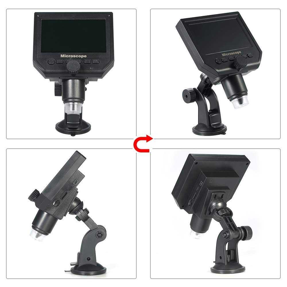 TG-DG521 MIKROSKOP DIGITAL 3.6MP 600X DENGAN MONITOR &amp; SUCTION CUP STAND - G600