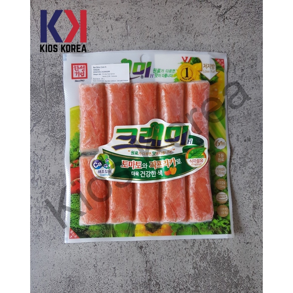 

Hansung Crami H 180gr - Ikan Olahan Import Korea