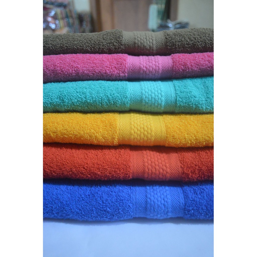 Handuk Mutia Jumbo Tebal Polos ukuran 70X140