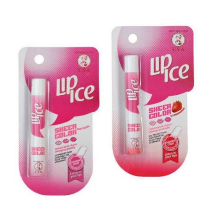 Mentholatum Lip Ice Sheer Color Original Strawberry