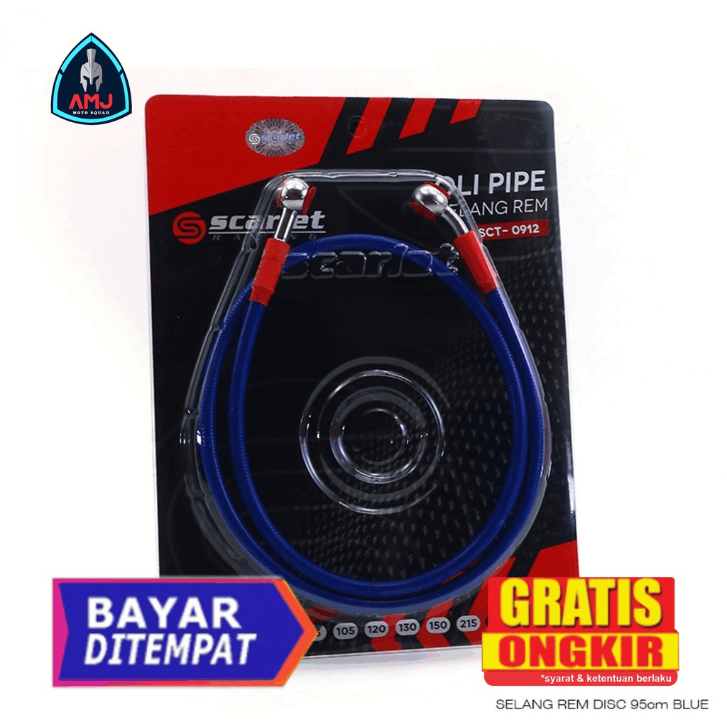 Selang Rem Disc 95 cm selang rem depan , selang rem , selang rem variasi , rem depan , kabel rem