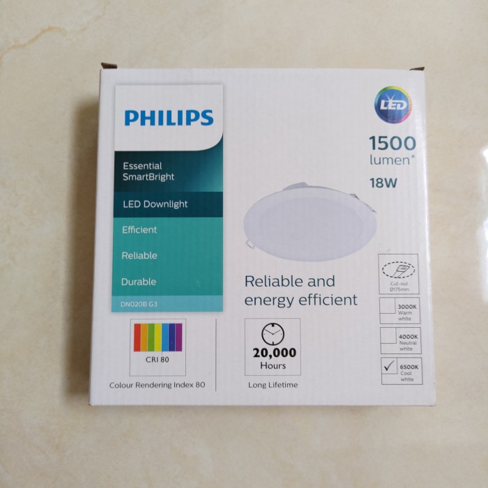 DOWNLIGHT PHILIPS LED DN020B G3 LED15 18W / 18 WATT 7" DN020 B - KUNING