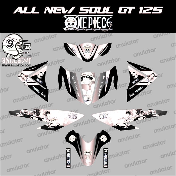 Hari Ini Sticker Striping Motor Stiker Yamaha Soul Gt125 One Piece