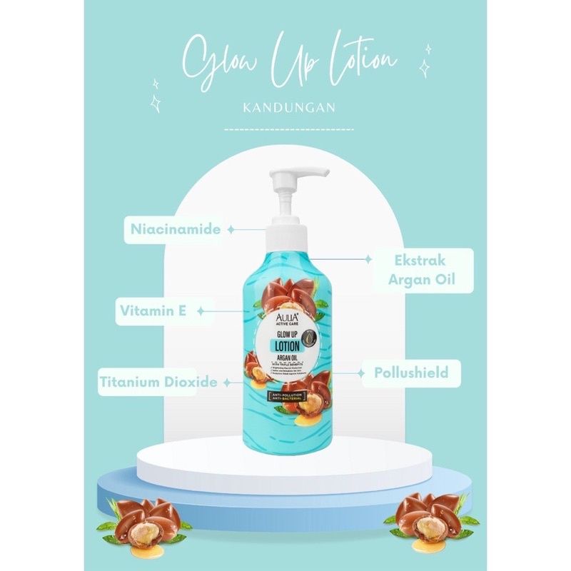 Aulia Active Care Glow Up Lotion 300ml /BPOM( NEW)