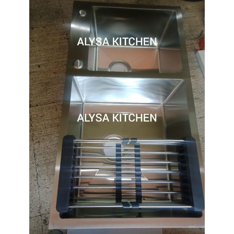 Kitchen sink minimalis 7541 / kitchen Sink Golden hand stainless sus 304 7541 / Sink 7541