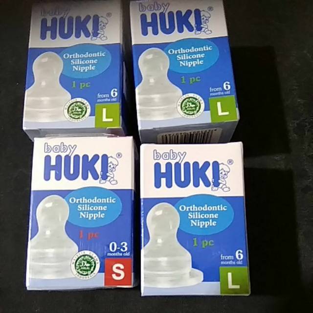 Huki silicone nipple dot1pc uk s m l