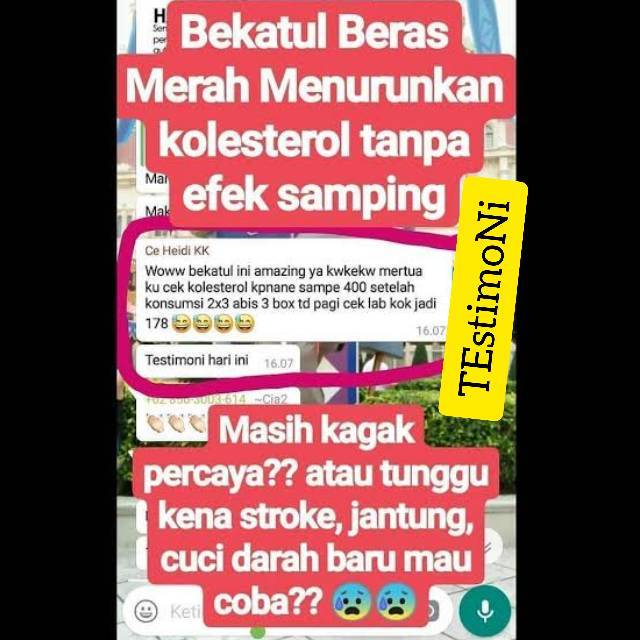 Vitayang bekatul beras merah