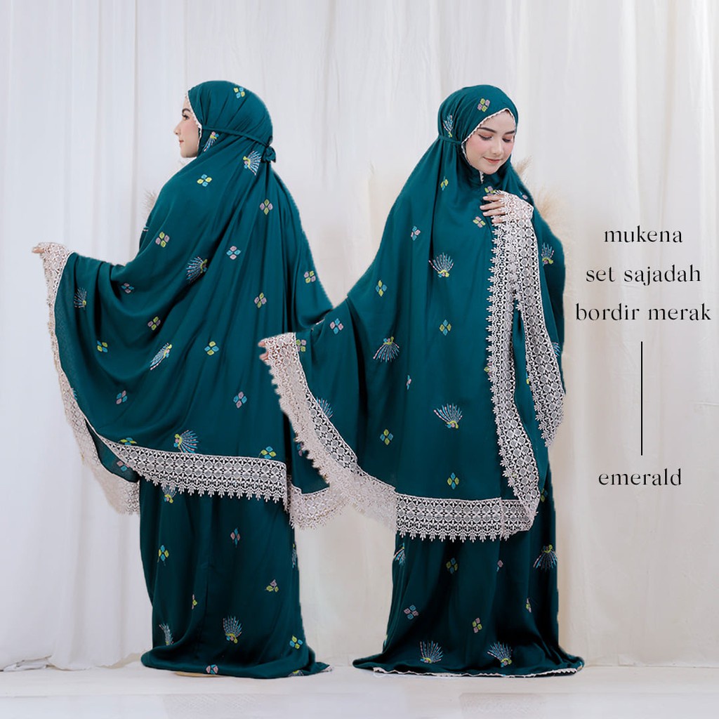 Mukena Mewah Mukena Bordir Dewasa Mukena Rayon Mukenah Dewasa BISA COD Mukena Dewasa Rayon A8F4 Muke