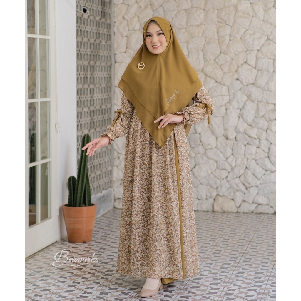 Gamis Bermerks Syar'i Ori Alana Prisila