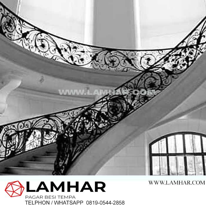 Railing Tangga Besi Tempa Per Meter