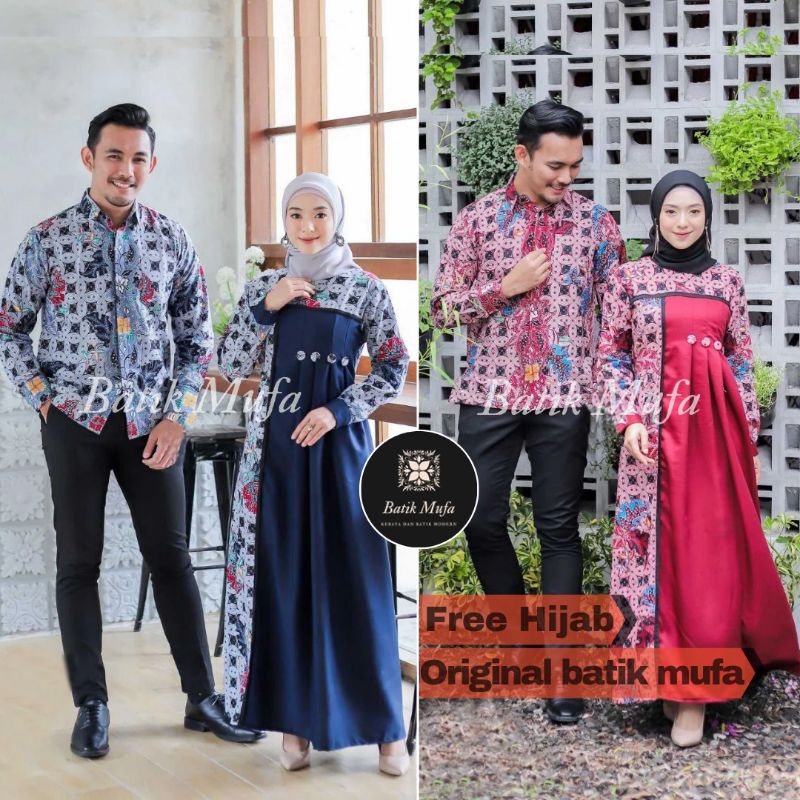 SET COUPLE GAMIS KAISHA GOWN BAJU GAMIS LEBARAN TERBARU 2022 GAUN HARI RAYA BAJU COUPLE LEBARAN