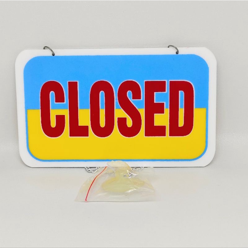 

Plat papan Akrilik open close WIL 115