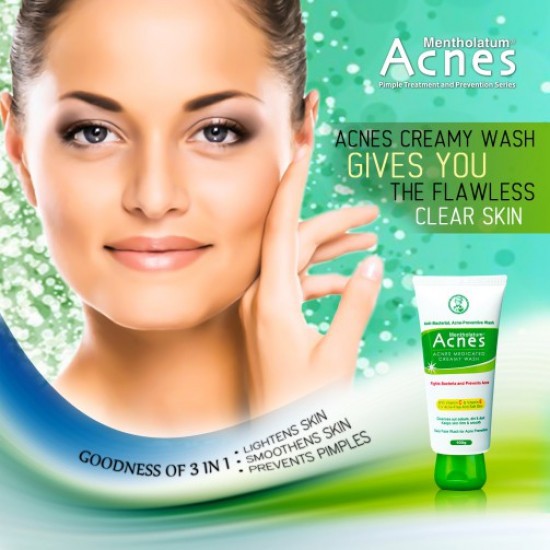 BPOM ACNES CREAMY WASH 100GR &amp; 50GR / ACNES SABUN JERAWAT / ACNES FACIAL WASH / SYE