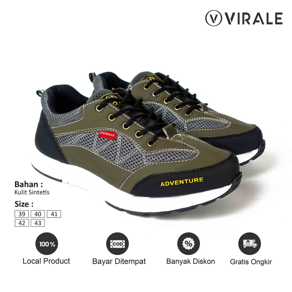 Sepatu Outdoor Hiking Pria Adventure Shoes Original Virale DENALI