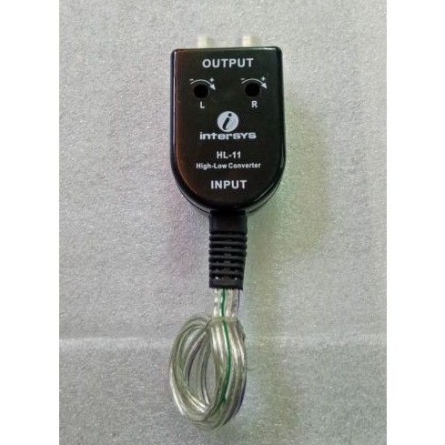 Adaptor RCA Audio Intersys High To Low Intersys