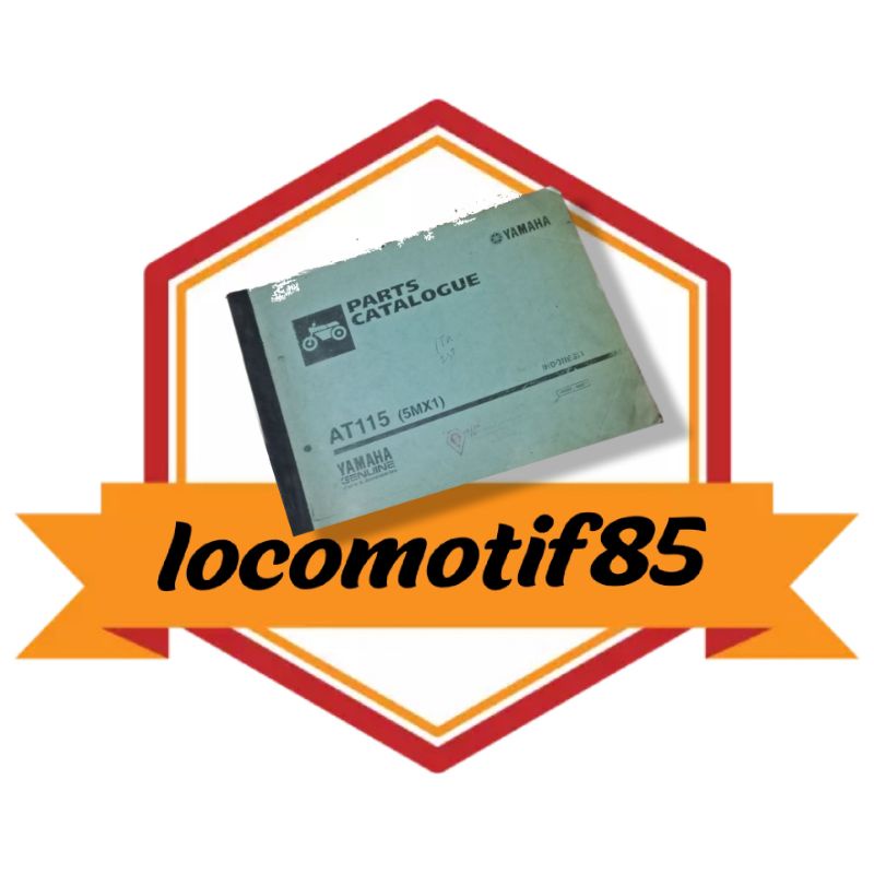 Buku part katalog Parts part catalogue yamaha Nouvo Lele copy original