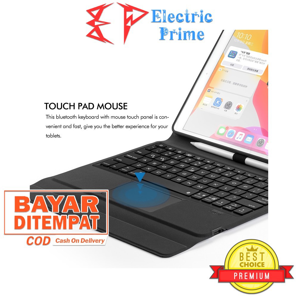 Keyboard Case iPad Air 10.9 Gen 4th 2020 5th TRIPLEDI Touchpad Track Backlit A2588 A2589 A2591 Bluetooth Cover