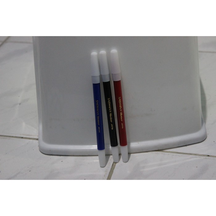 SNOWMAN WHITEBOARD SPIDOL kecil warna merah hitam biru tulis gambar