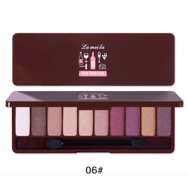 LAMEILA Eyeshadow Play Color Eyes 10 Warna Color Eye Shadow