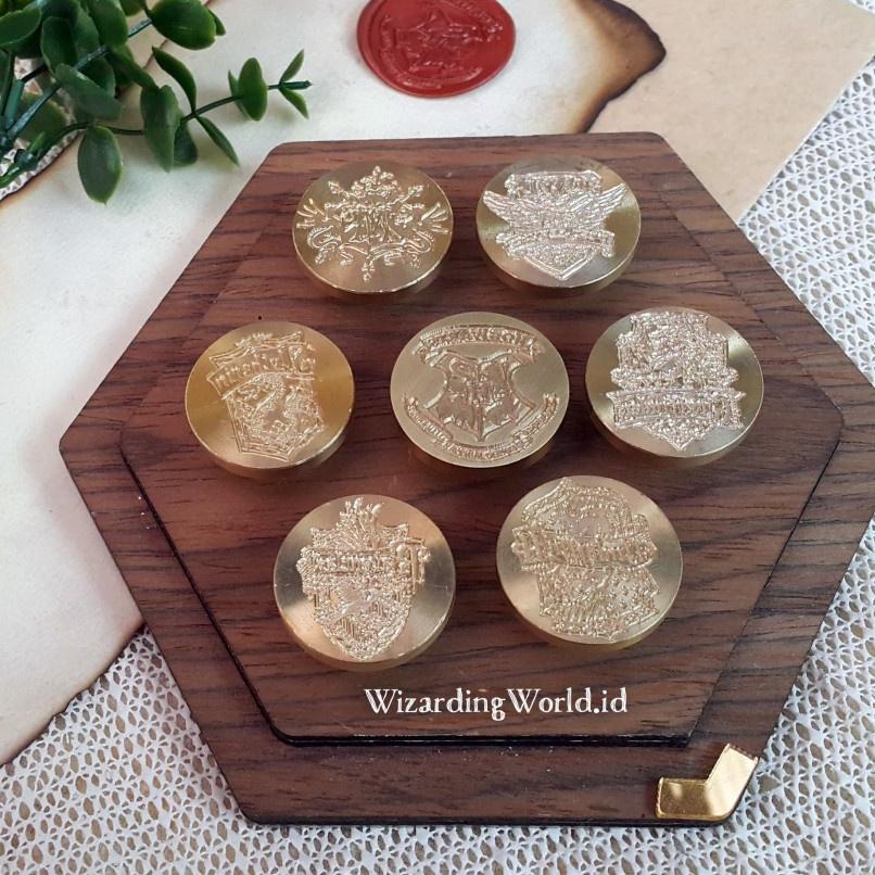 

✰ Wax Seal Stamp Head Kepala Stempel Lilin Segel Surat Vintage Emblem Custom ➻