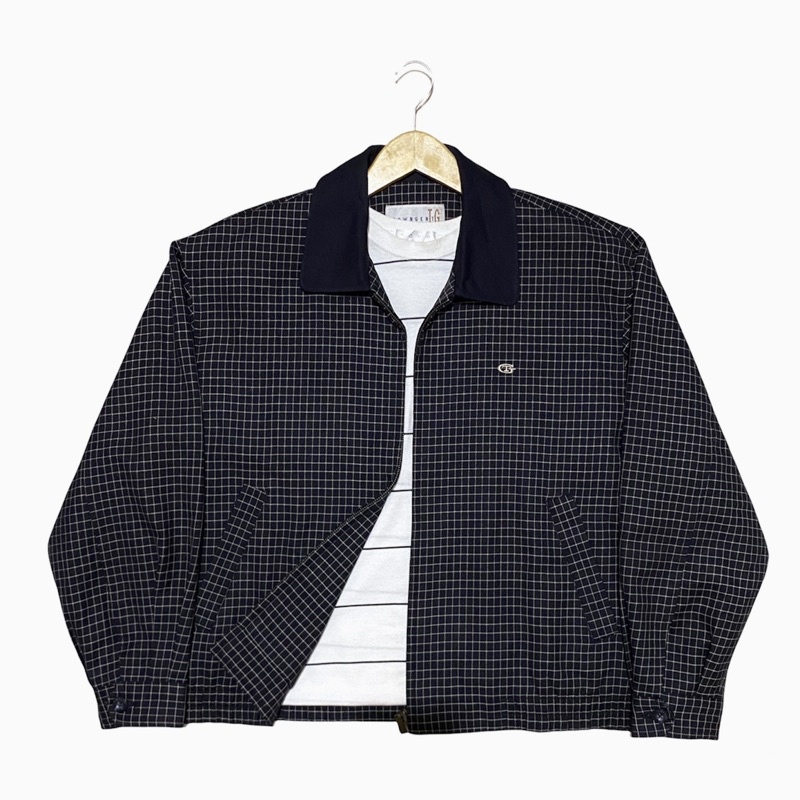 ✨New Stock 18 Februari 2022 ✨ Vintage Jacket  / Branded Harrington Jaket / Casual Thrift Bomber Jaket Second / Tartan Jacket / Jaket Bekas / Thrifting Jaket Casual Branded Original-Towngent Tartan🐈‍⬛