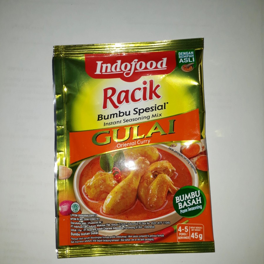 

Bumbu Instant Indofood Gulai (5pcs)