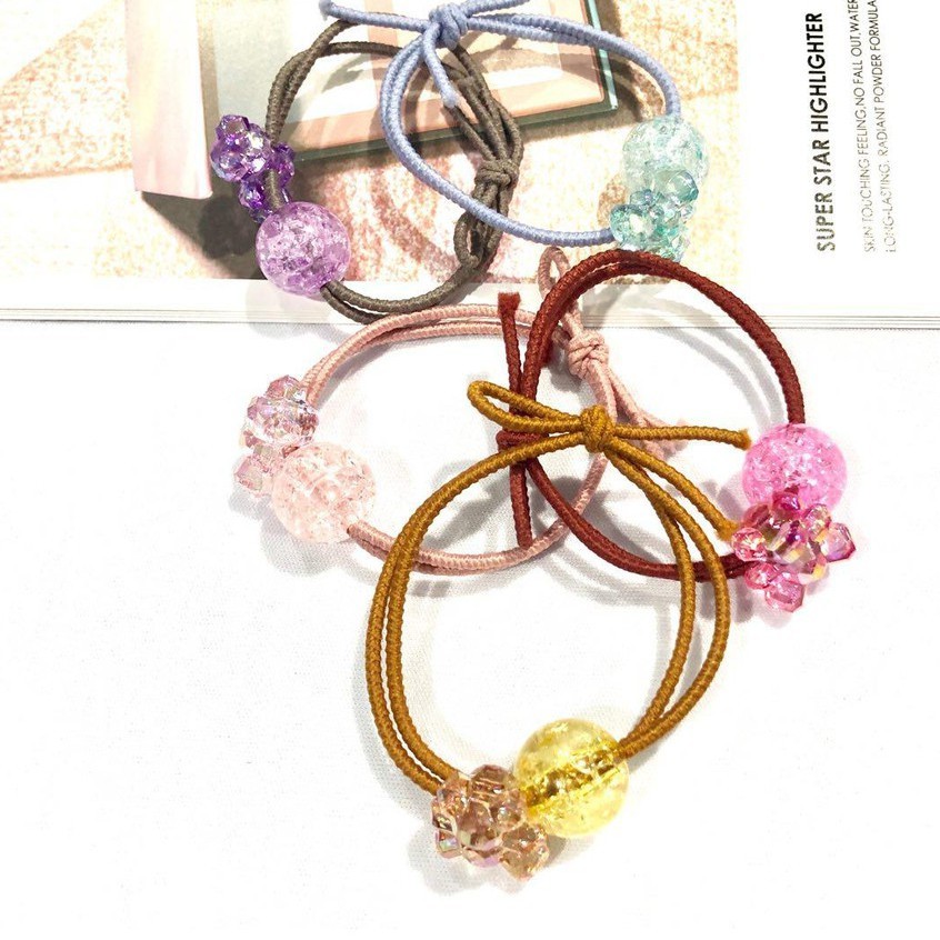  Ikat  Rambut  Korea  Marble Lucu Unik Simple  Cantik ikat  