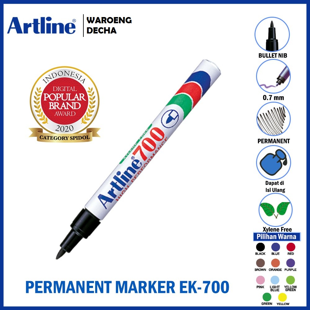 

SPIDOL PERMANEN Artline 700 Marker EK-700