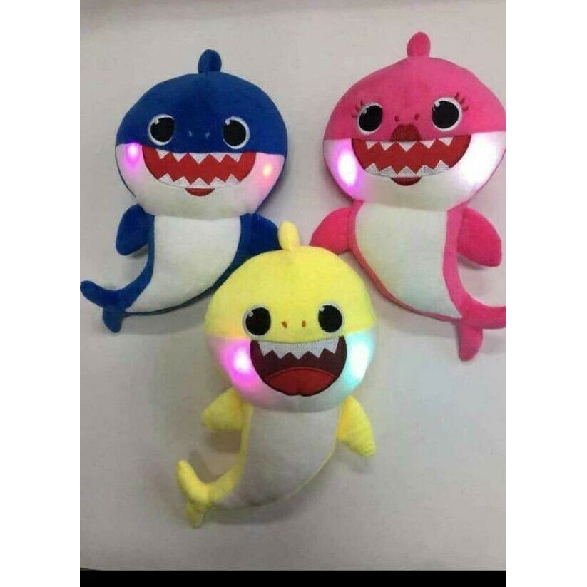 Mainan Boneka Baby Shark Bahan Plush Dengan Musik + Lagu Bahasa Inggris Untuk Hadiah