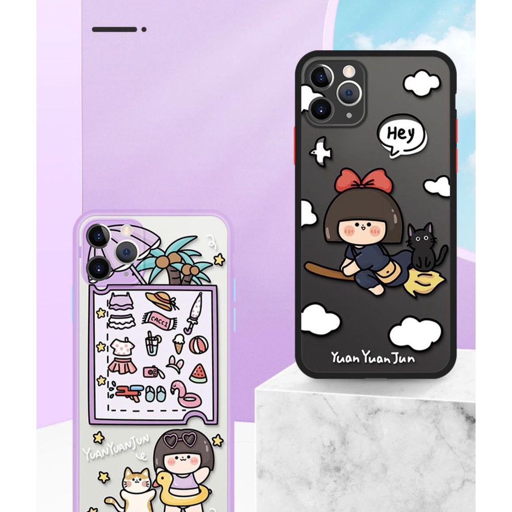 Soft case Lucu candy Lilac cantik Oppo A15 A15s A31 A33 A53 A3S A5 A9 A52 A72 A92 2020 F9 A16 A37/Neo 9 Realme C21y Xiaomi Redmi 8 FM03 FM04