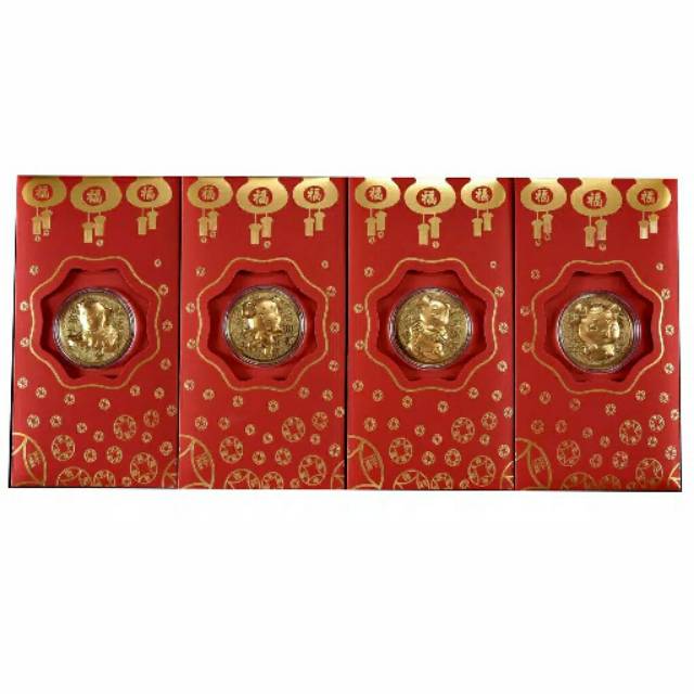 

angpao emas karakter babi