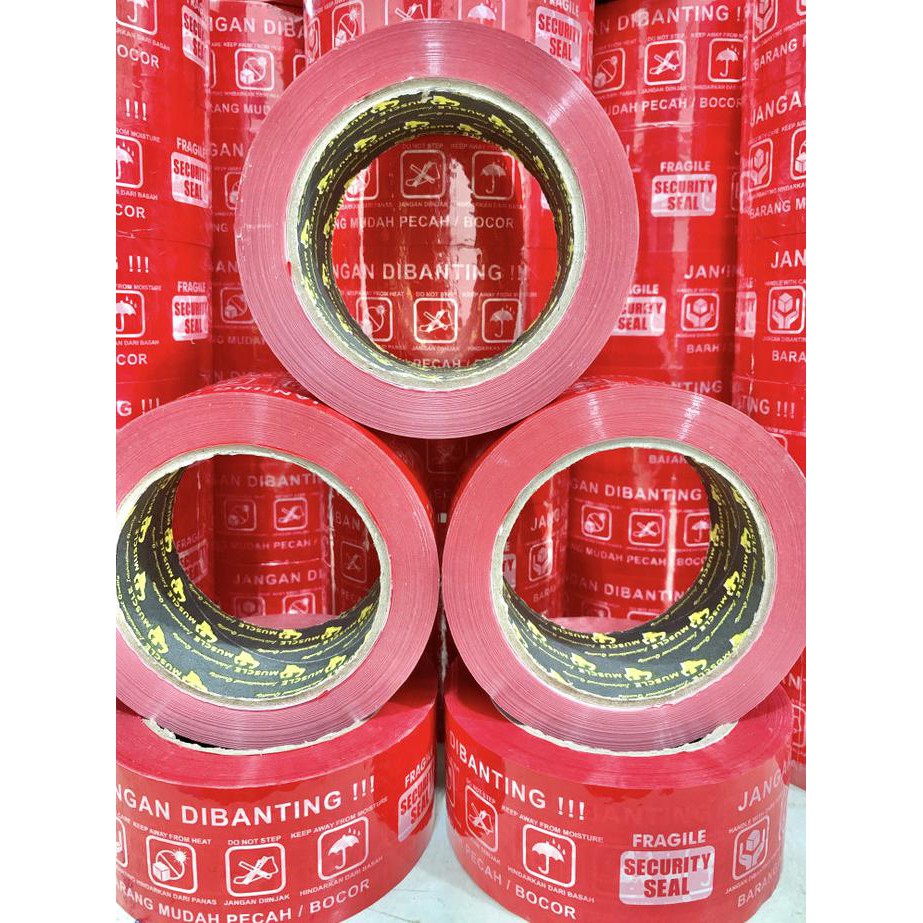 

Diskon LAKBAN FRAGILE MERAH 100 METER FULL x 48 MM BEST SELLER SUPER TEBAL Promo Awal tahun