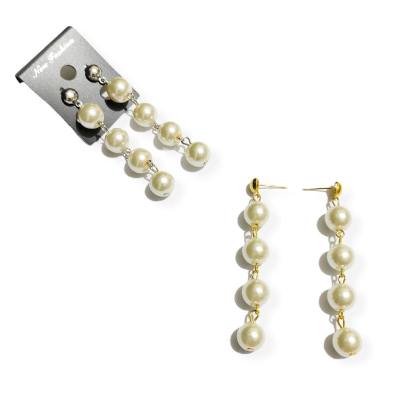 Emma Korean Pearl Stud Earrings Anting Tusuk Mutiara Korea